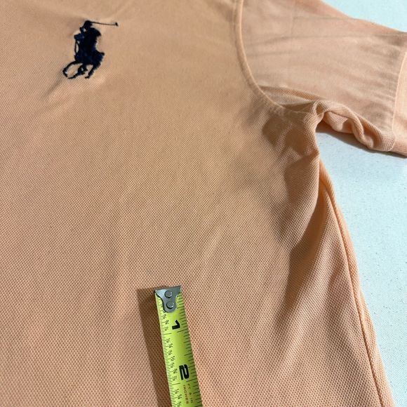 Polo Ralph Lauren Big Pony Number 3 Orange Shirt Size XXL (Runs small) - Picture 4 of 12